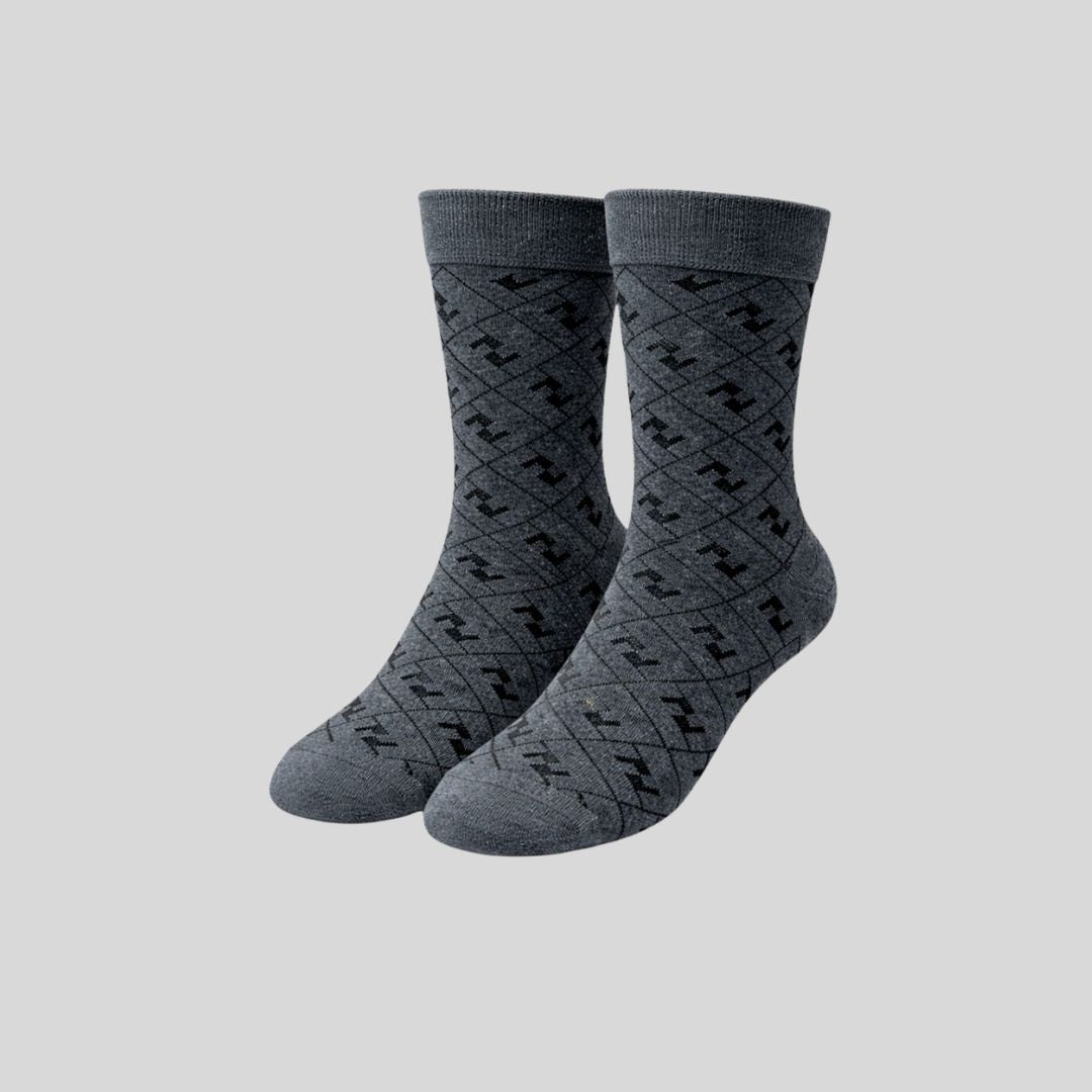 Prime Pattern Calf Length Socks (Pack of 5)
