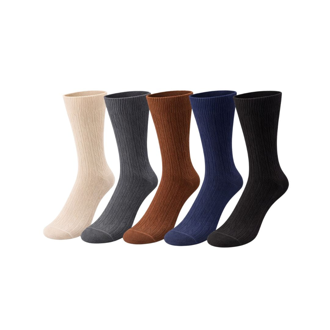 Heritage Comfort Calf Socks (Pack of 5)