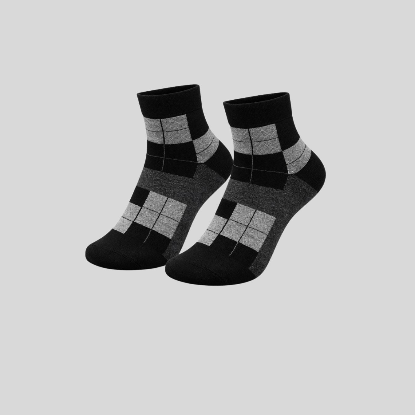 Bistro Check Ankle Socks (Pack of 5)