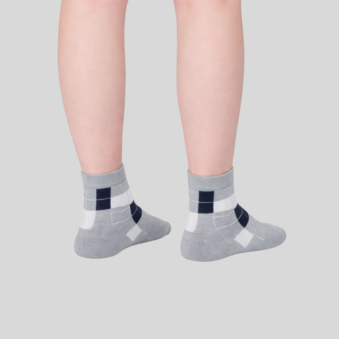 Bistro Check Ankle Socks (Pack of 5)
