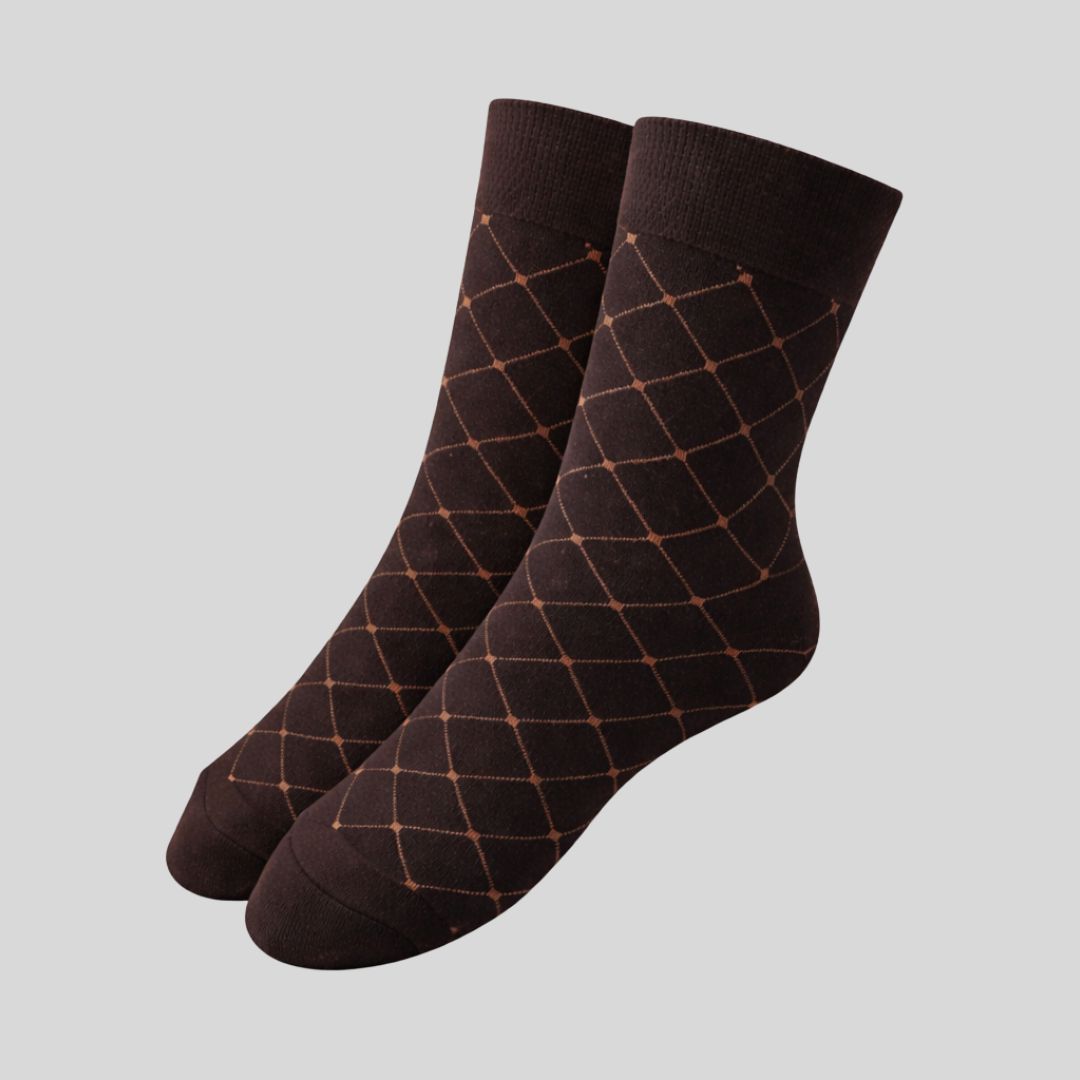 Espresso Link Ankle Socks (Pack of 5)