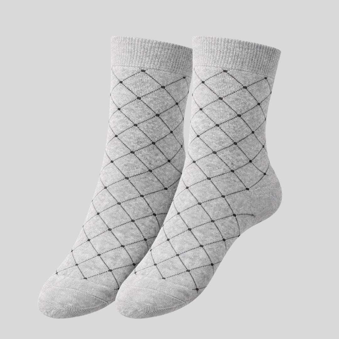 Espresso Link Ankle Socks (Pack of 5)