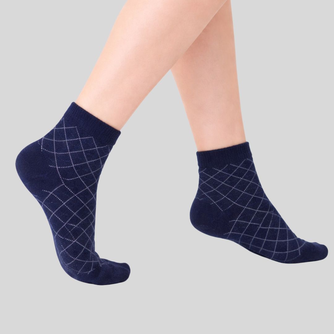 Espresso Link Ankle Socks (Pack of 5)