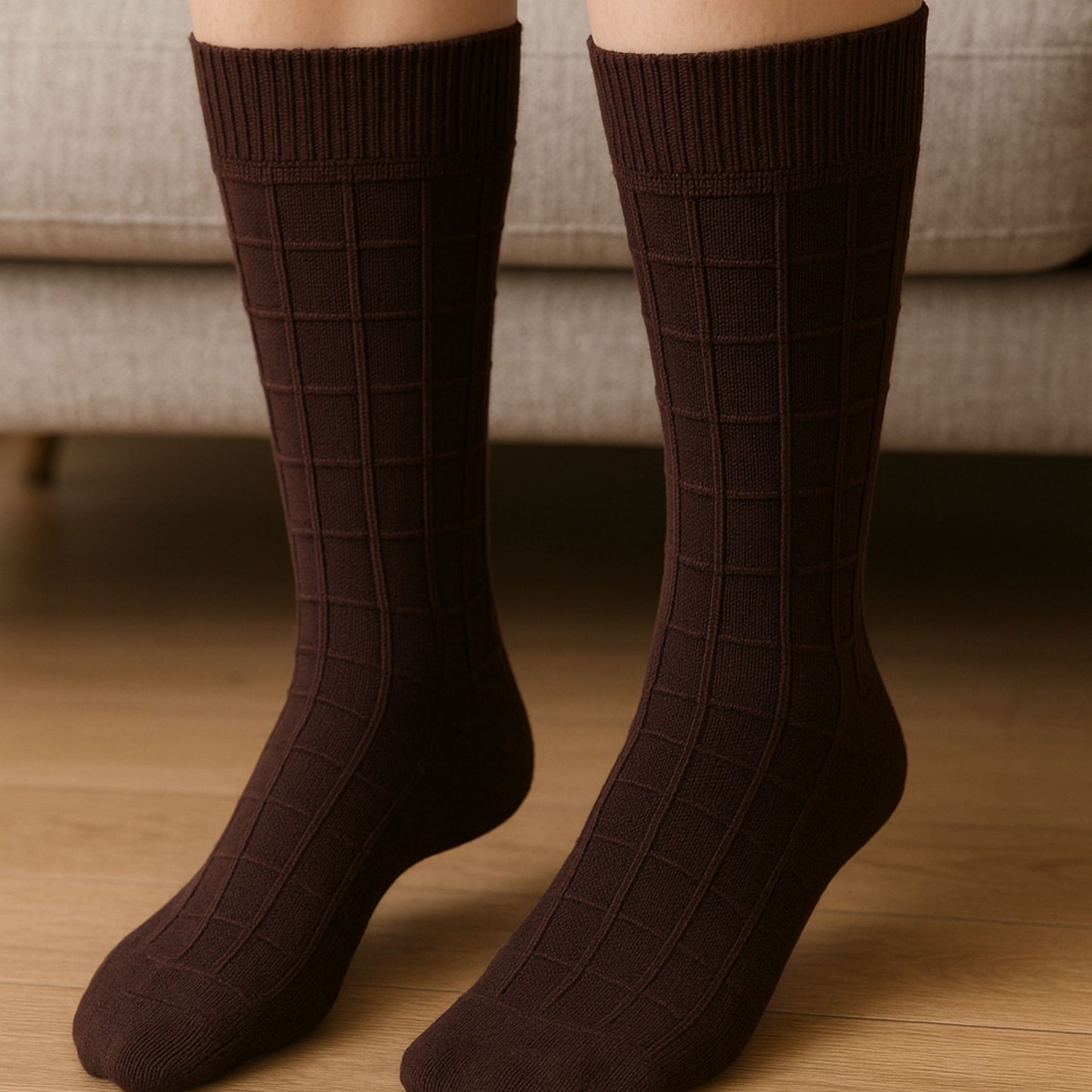 Designer Knee Height Socks  (Pack of 3 Pcs)