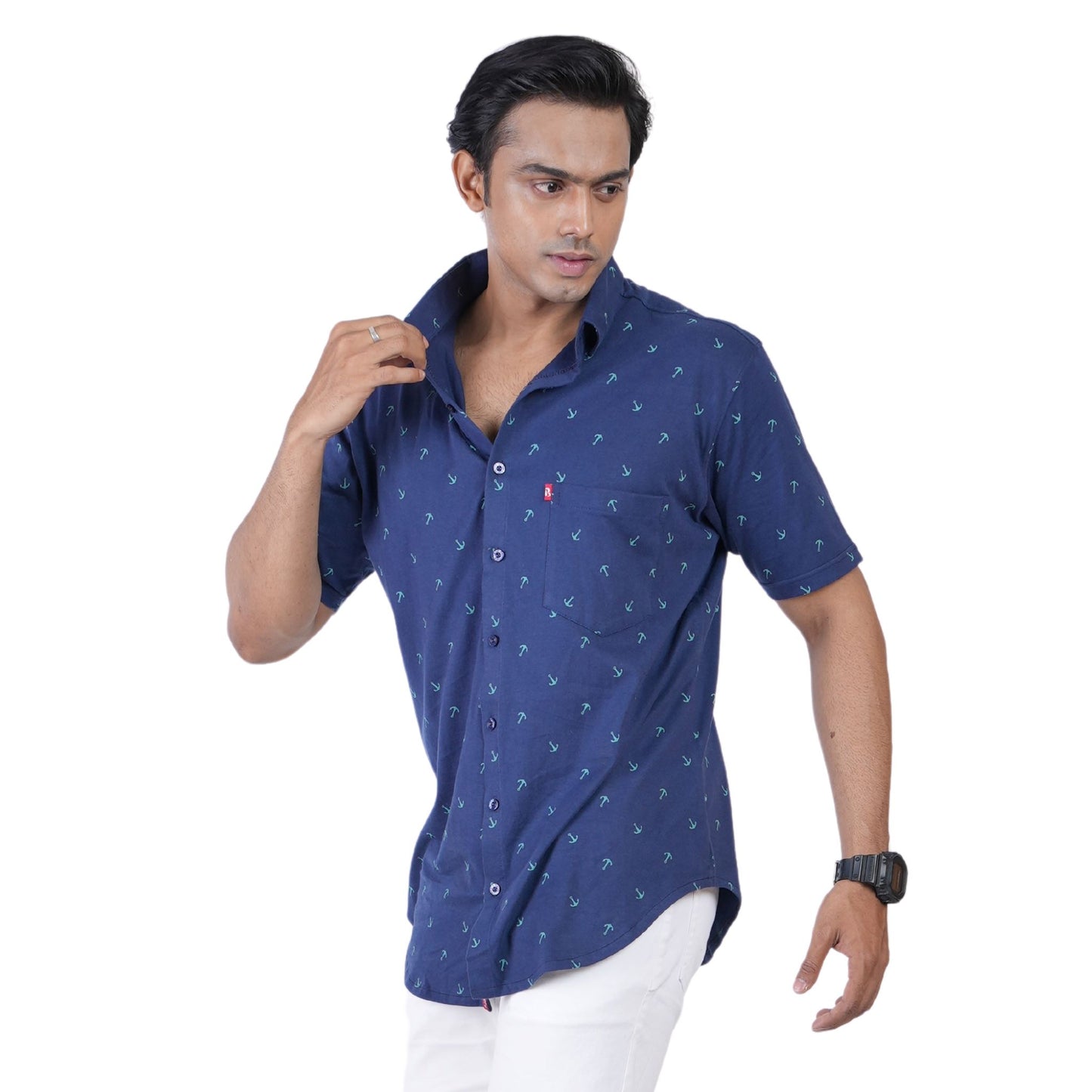 The Resort Knit Shirt Designer Polos P3 Anchor Medium (90 cm - 95 cm) 