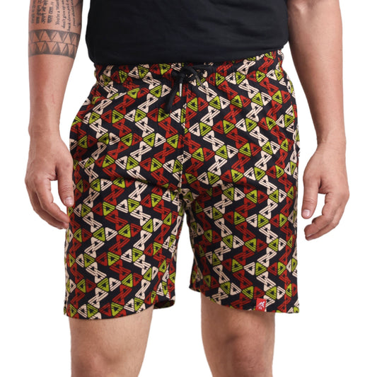 The Printed Bermuda Pant Pyjama P3 Triangle Medium / 80 cm Bermudas