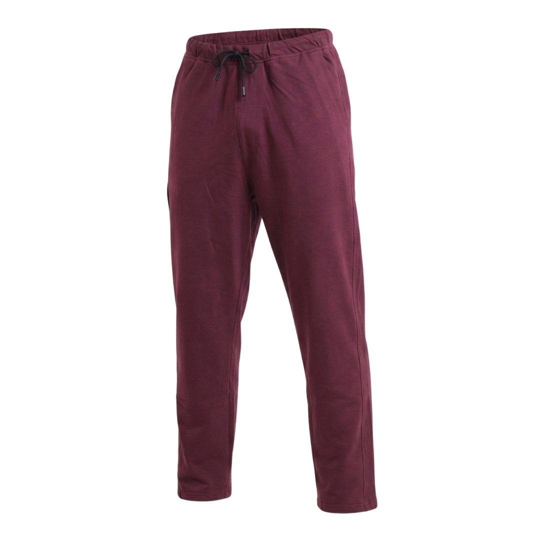 Maroon pants on a white background