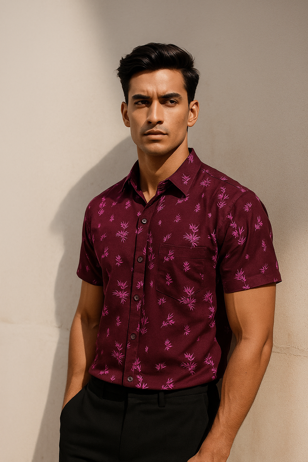 The Stencil Knit Shirt