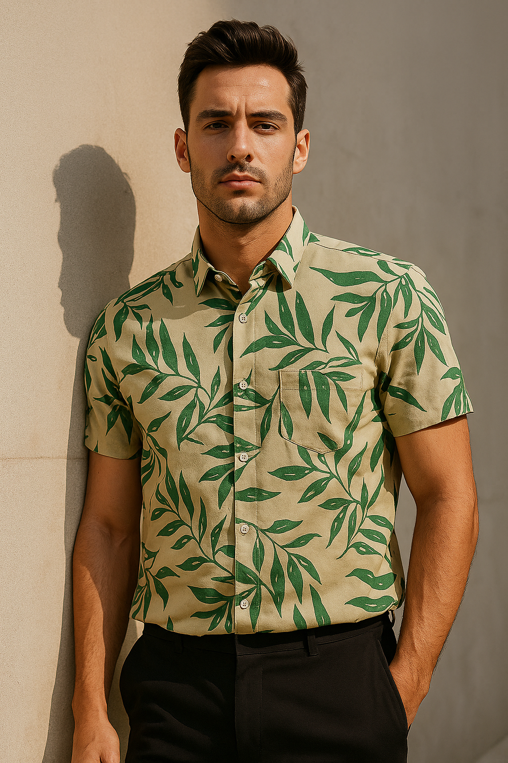 The Stencil Knit Shirt
