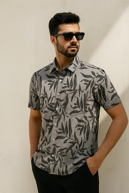 The Stencil Knit Shirt