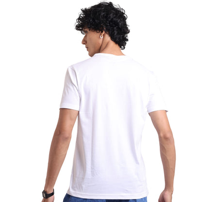 Classic Lightweight White Tee White Crew Neck Half Sleeves Tee P3 