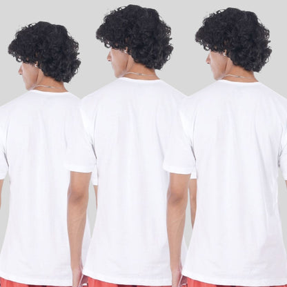 Pure White Henley (Pack Of 3)