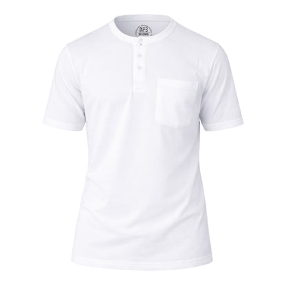 Pure White Henley (Pack Of 3)