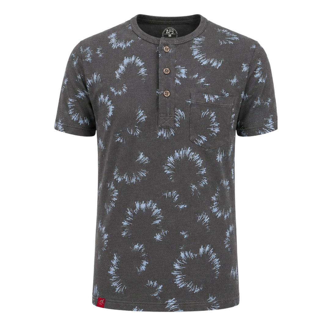 Printed Classic Henley
