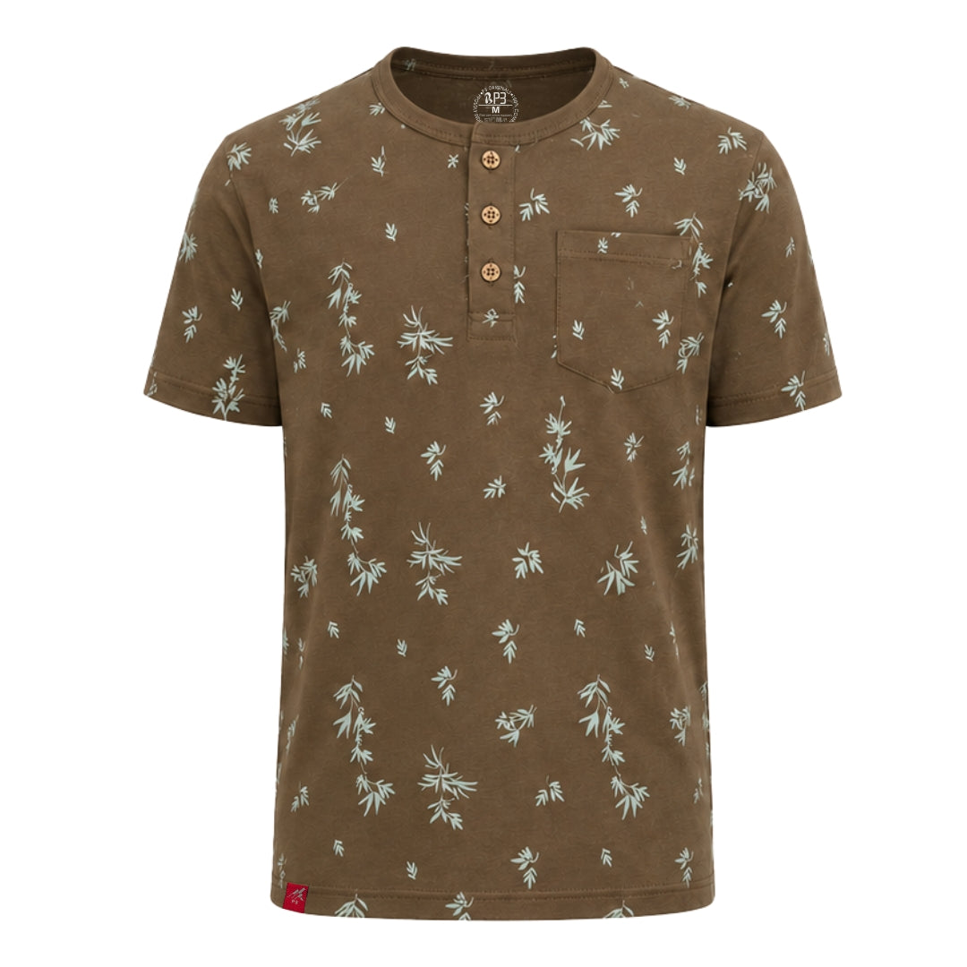 Printed Classic Henley