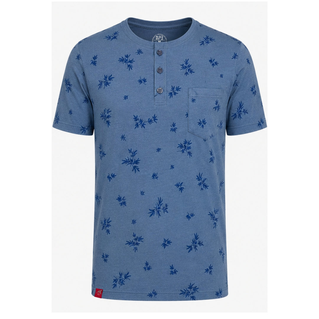 Printed Classic Henley