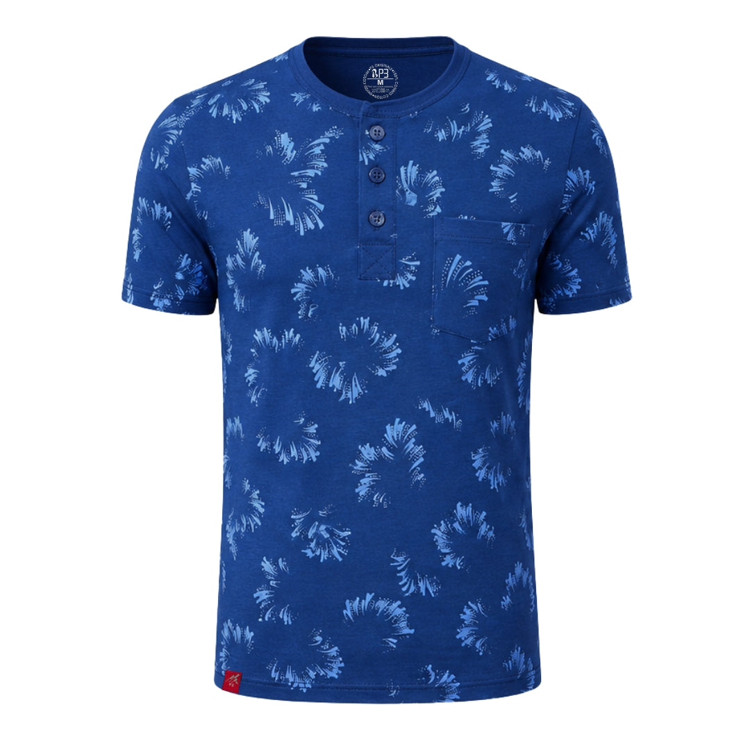 Printed Classic Henley