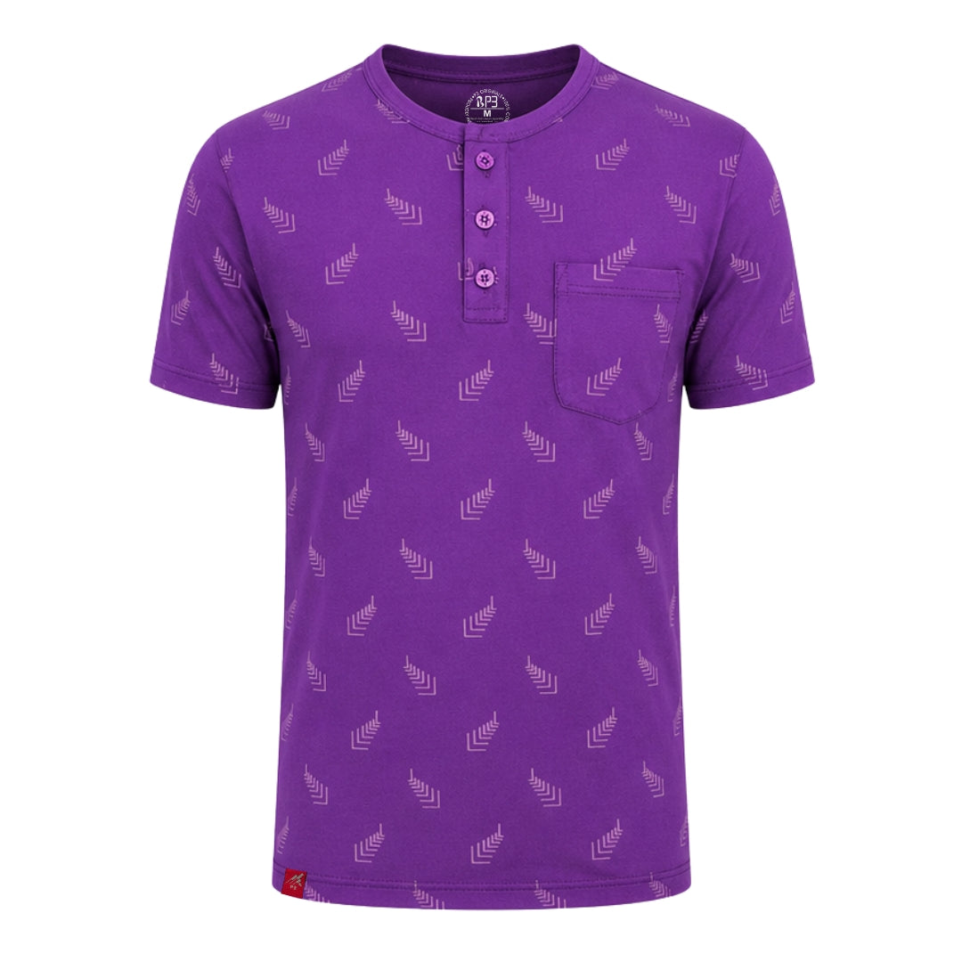 Printed Classic Henley