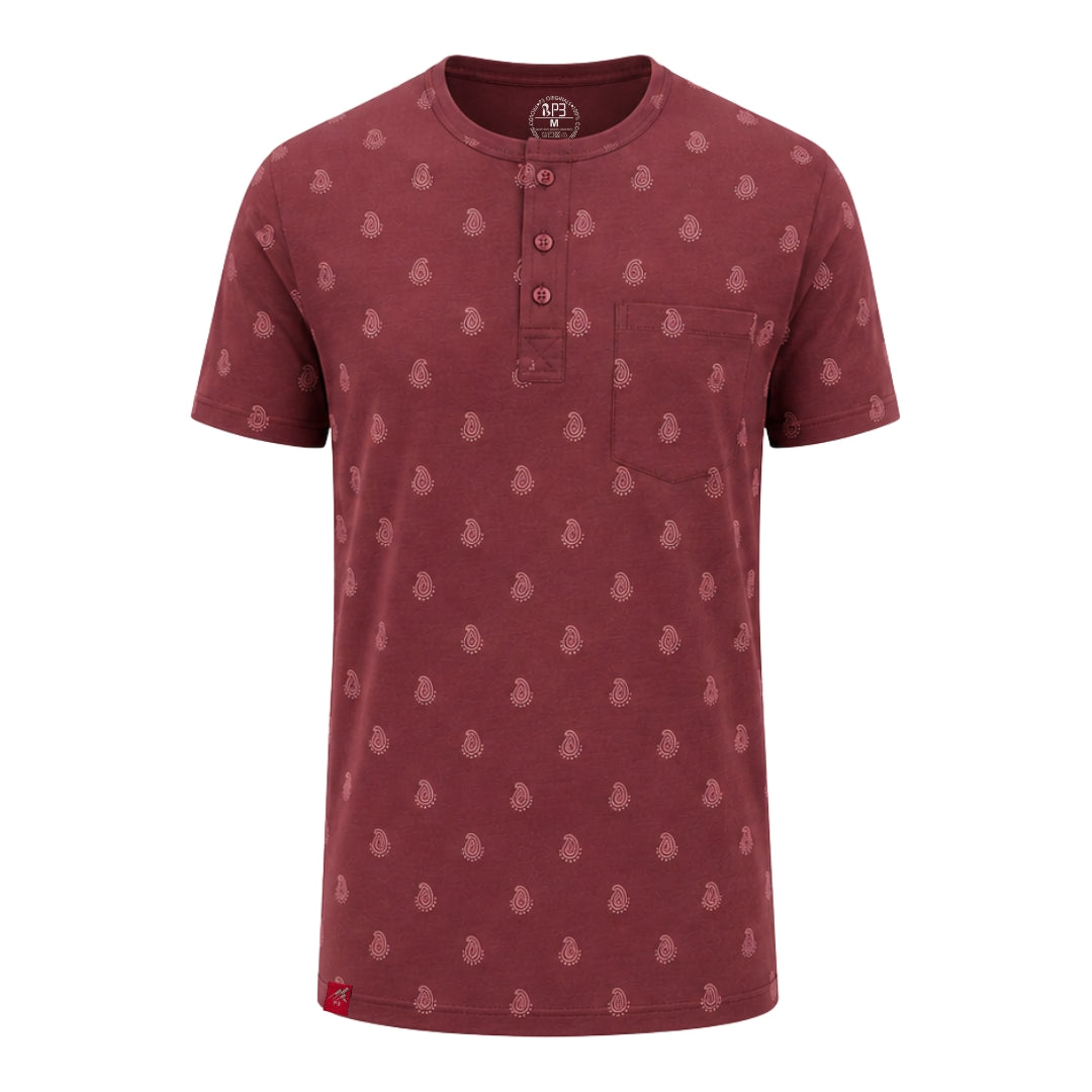 Printed Classic Henley