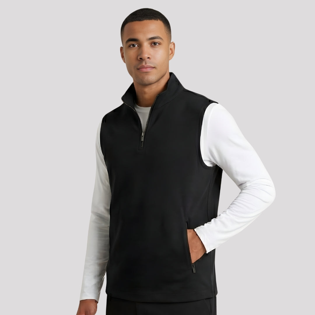 The Element Quarter-Zip Sleeveless Jacket