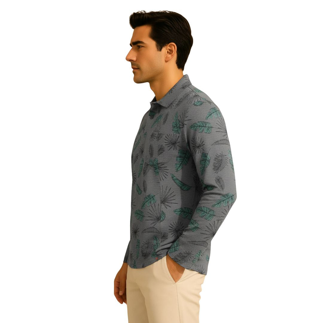 The Meridian Long Sleeve Designer Polo