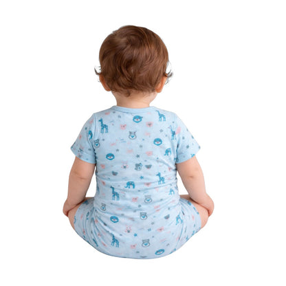 Tuti Front-Open Half Sleeve Baby Suit