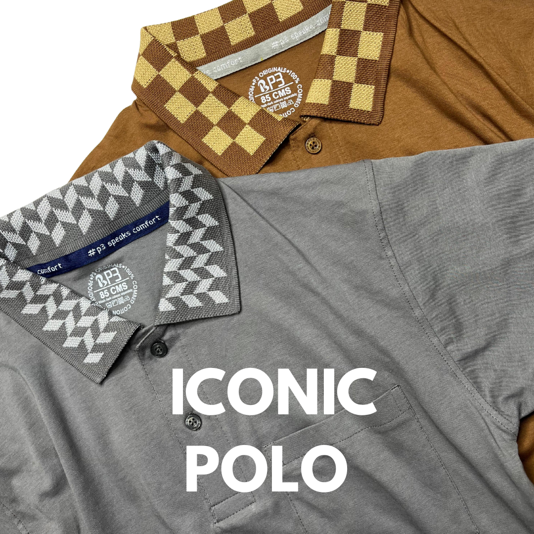 Iconic Knit Collar Polo