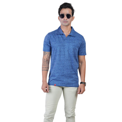 The V-Spread Collar Polo (Volo) Polos P3 Aristotle Denim Medium (90 cm - 95 cm) Johnny Collar | Volo | Skipper Collar