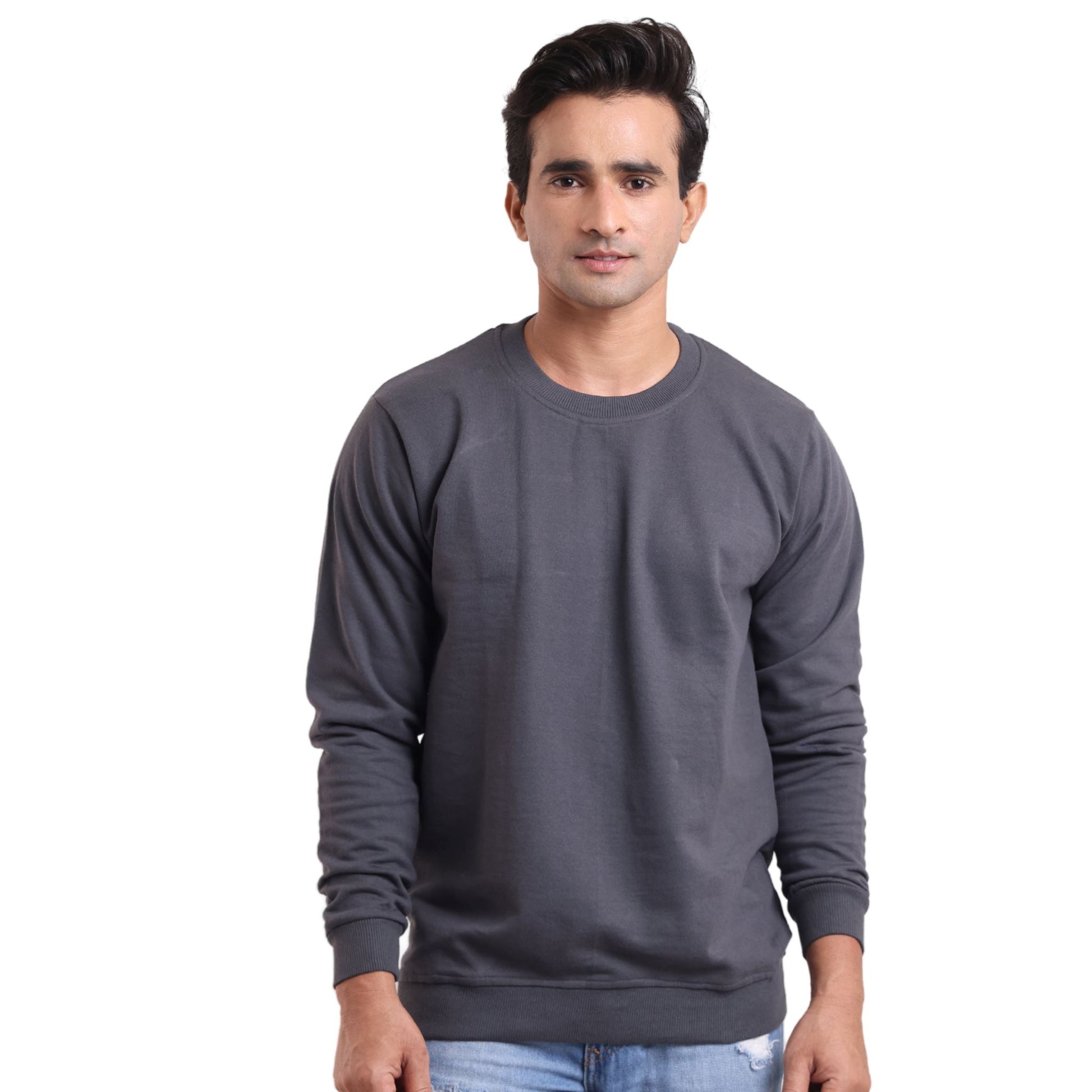 Looper Knit Sweatshirt Sweatshirt P3 Armour Grey Medium (95cms) Sweatshirts