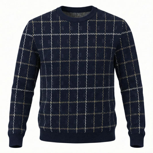 The Stitch-Grid Sweatshirt