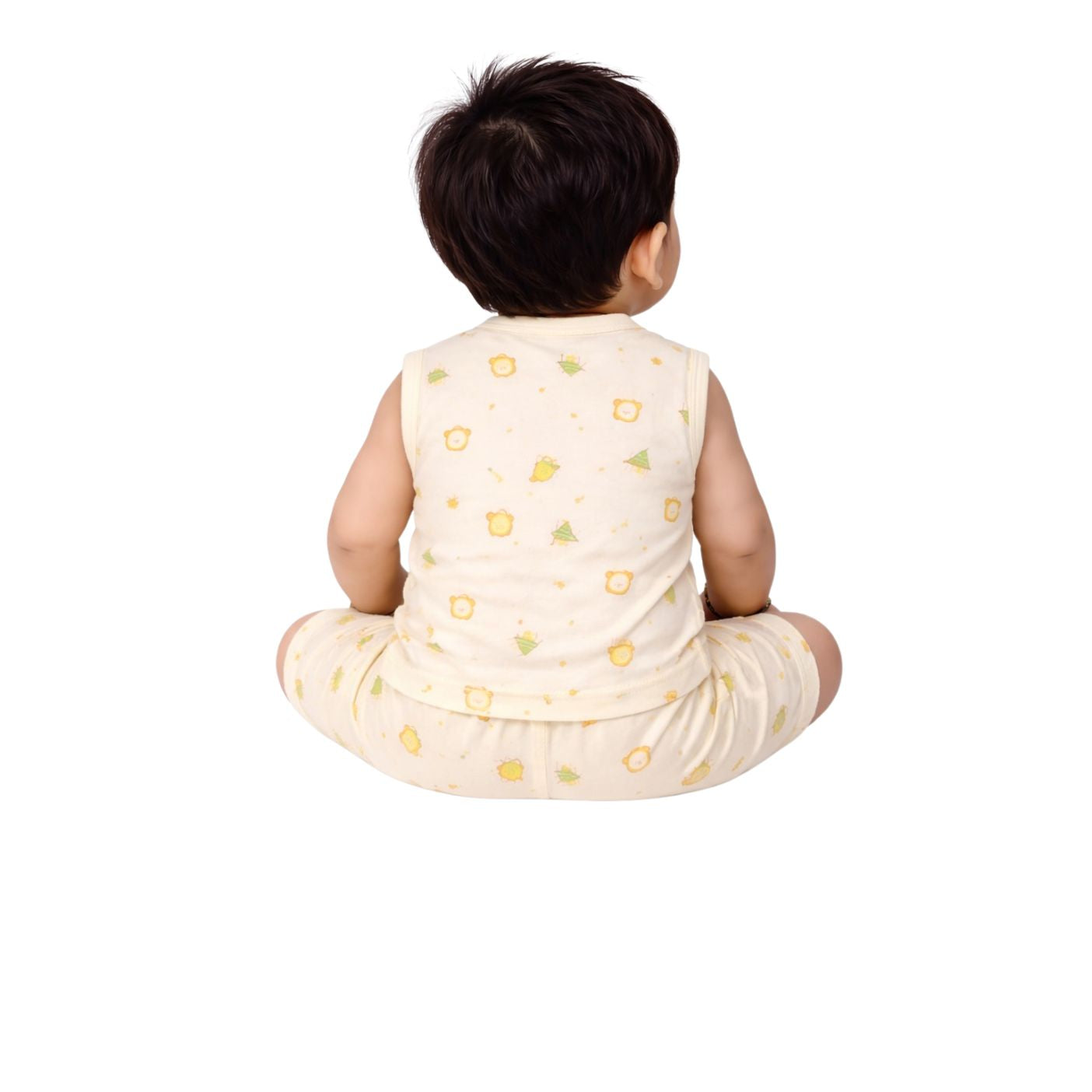 Tuti Front-Open Sleeveless Baby Suit