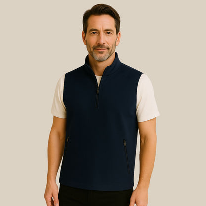 The Element Quarter-Zip Sleeveless Jacket