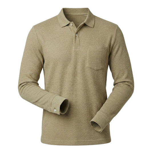The Ember Series Waffle Designer Polo
