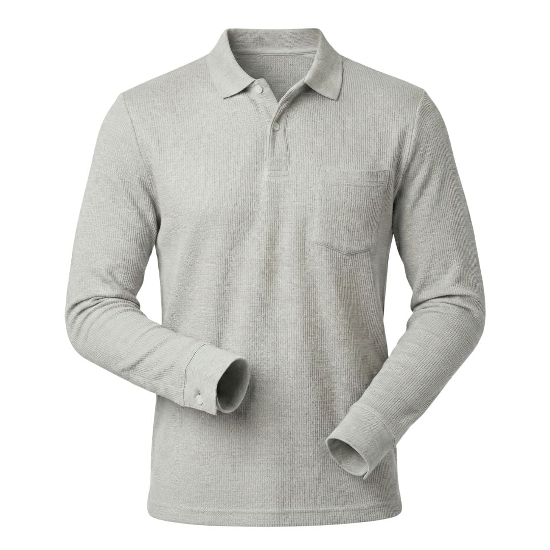 The Ember Series Waffle Designer Polo