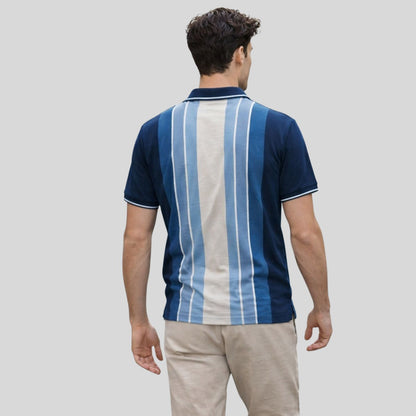 The Harbor Stripe Designer Polo