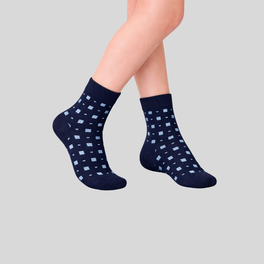SquareStep Classics Ankle Socks (Pack of 5)
