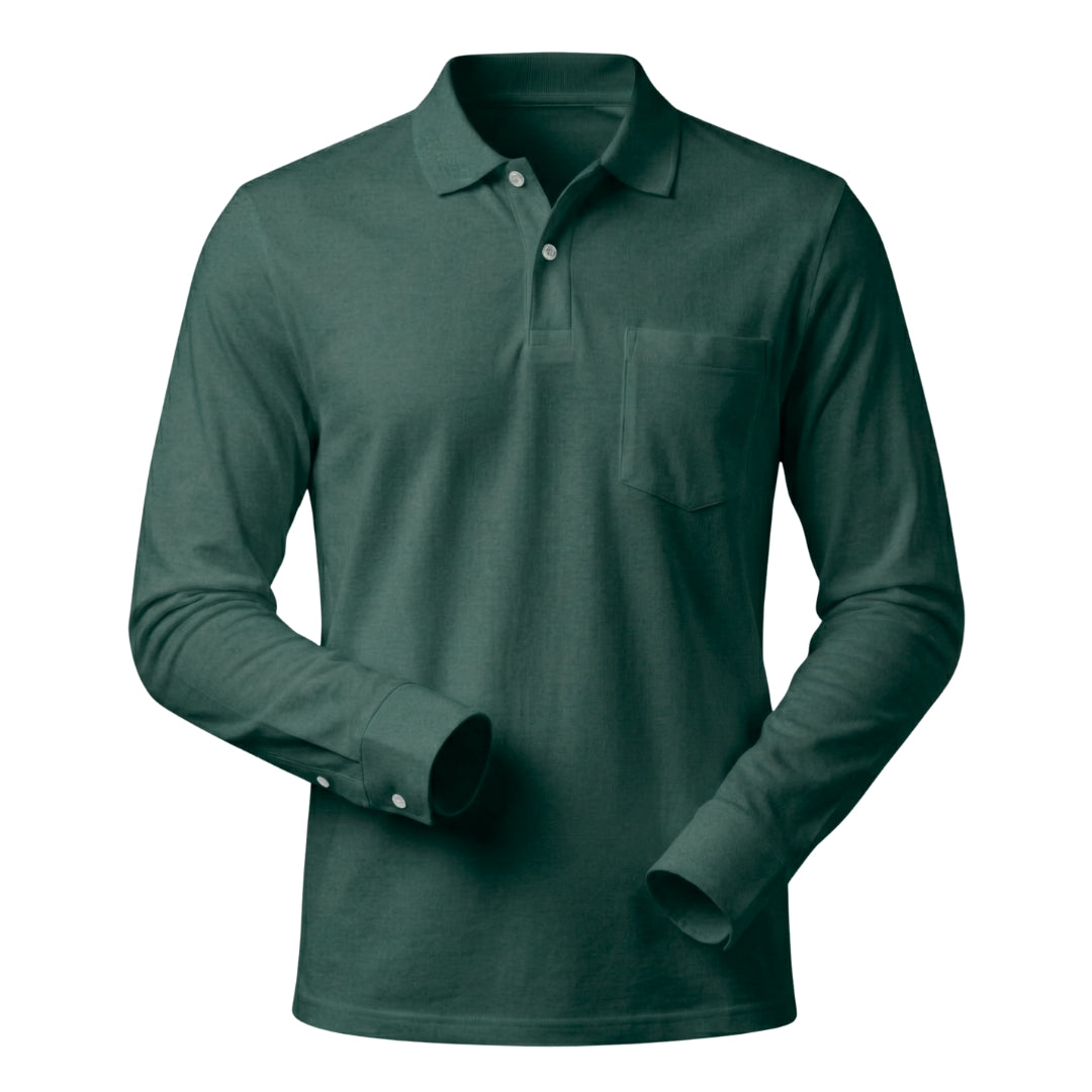 The Silo Full Sleeved Cuffed Polo