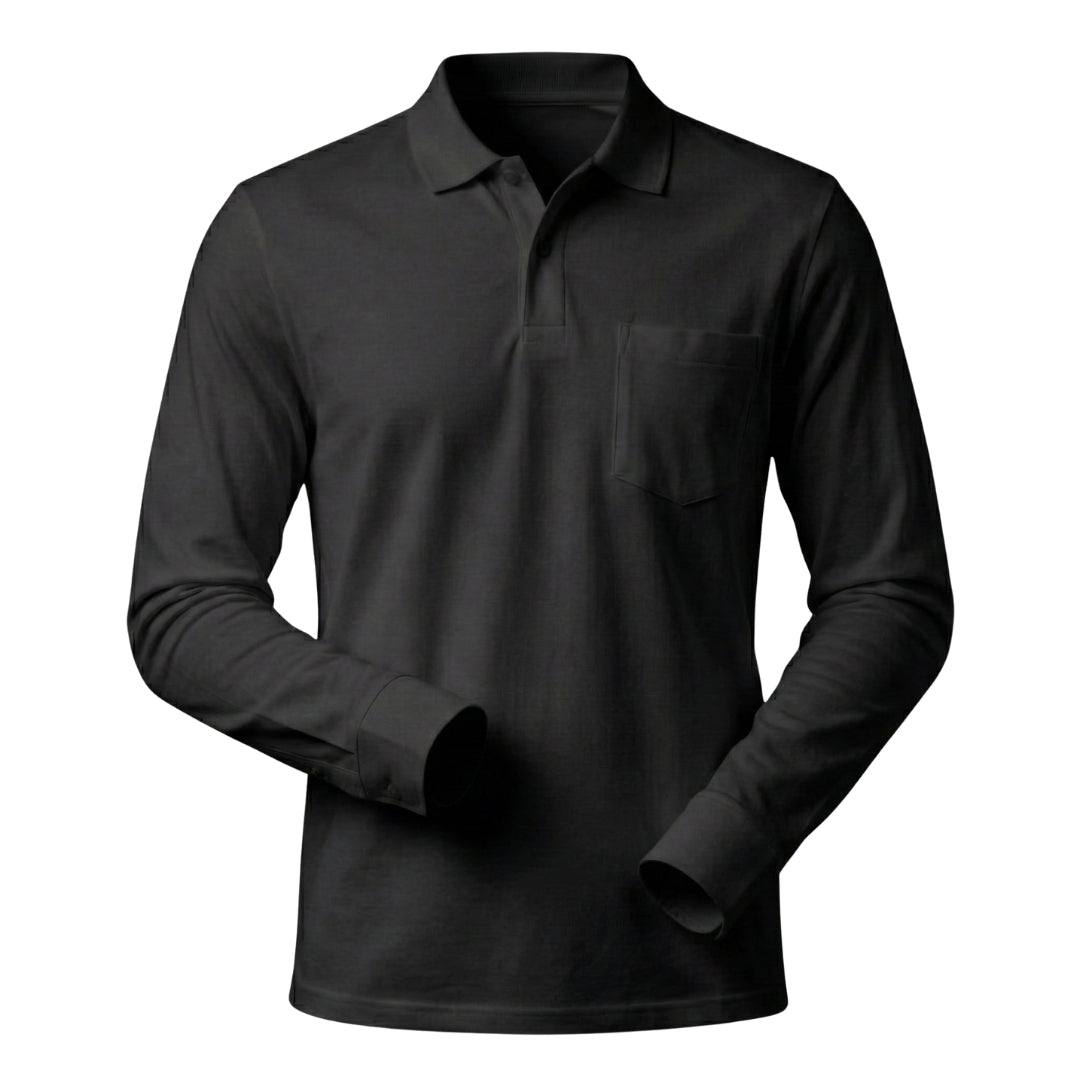 The Silo Full Sleeved Cuffed Polo