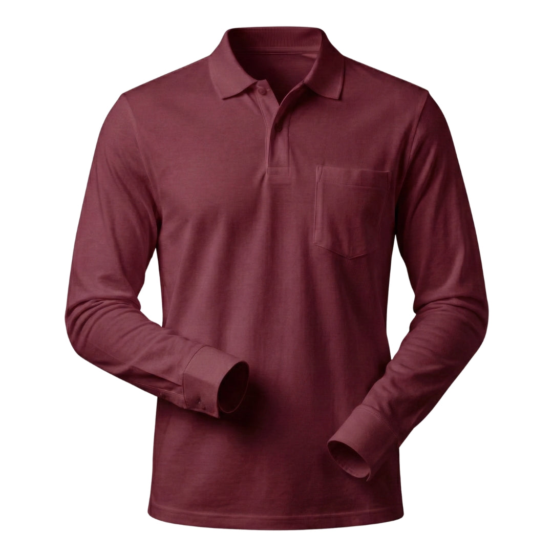 The Silo Full Sleeved Cuffed Polo