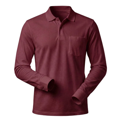 The Silo Full Sleeved Cuffed Polo