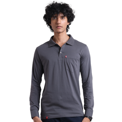 Sandler Knit Cuffed Polo (200+ GSM)