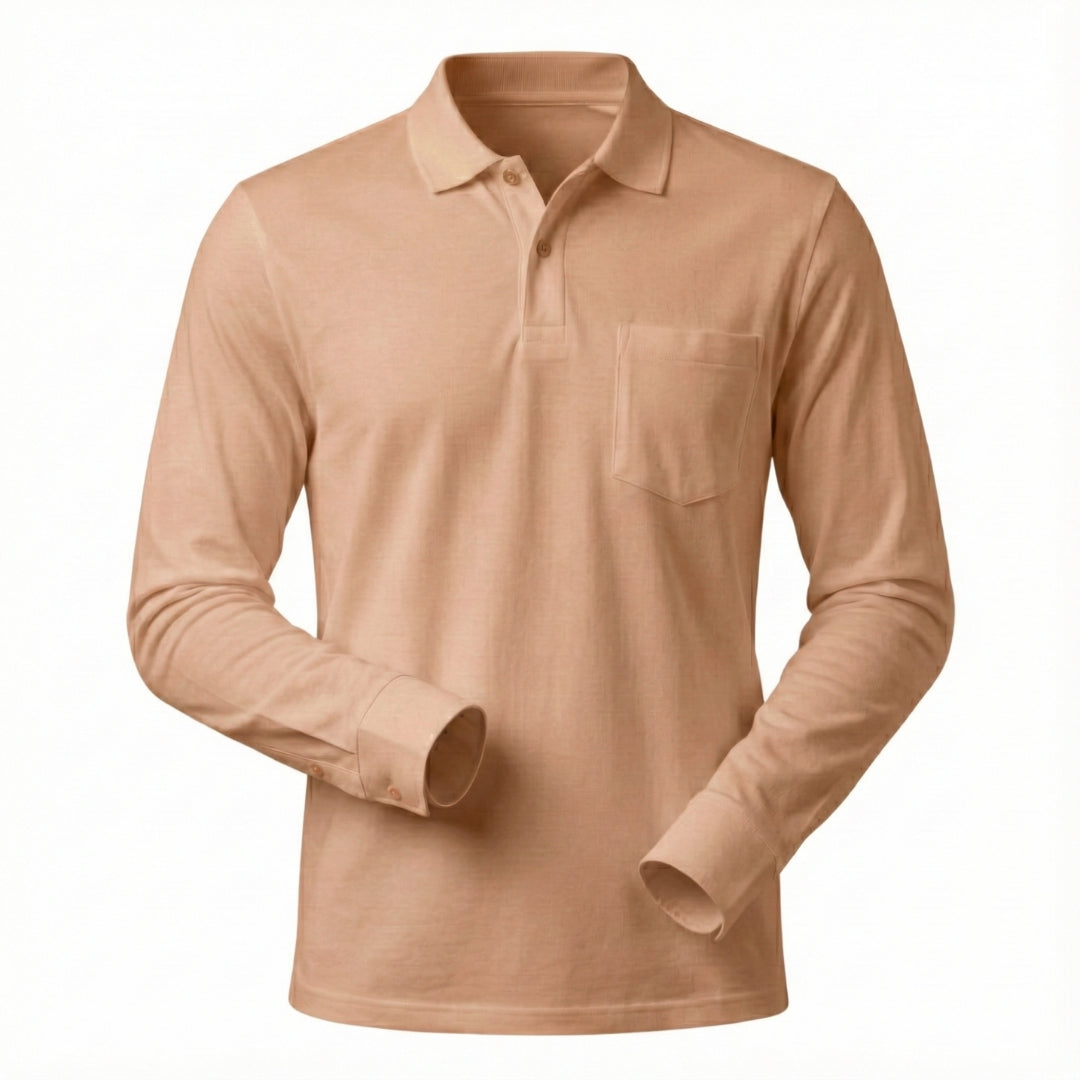 Sandler Knit Cuffed Polo (200+ GSM)