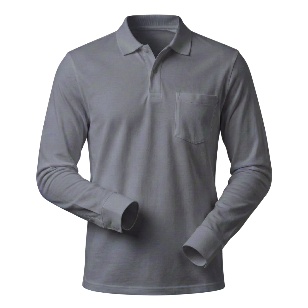 Sandler Knit Cuffed Polo (200+ GSM)