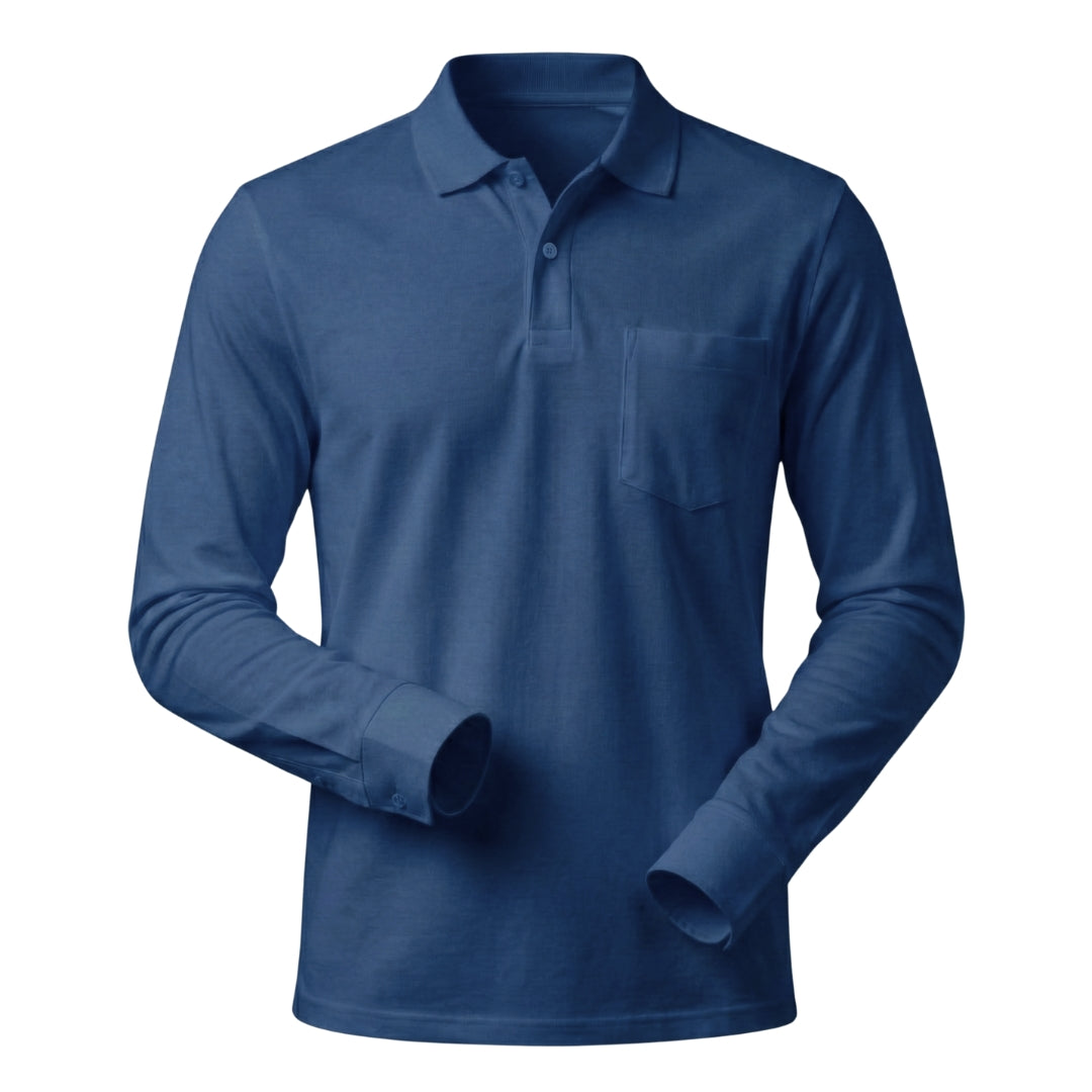 Sandler Knit Cuffed Polo (200+ GSM)