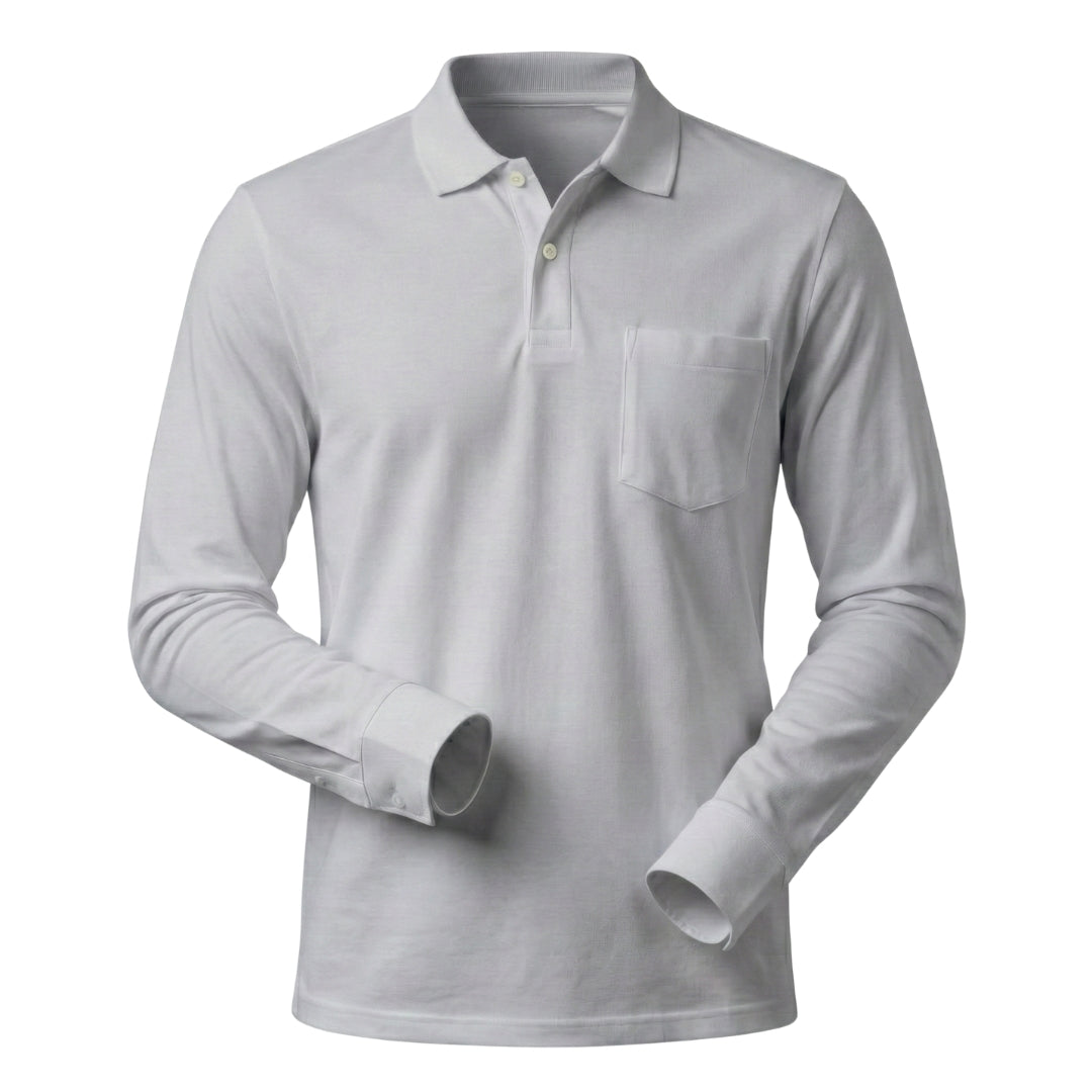 Sandler Knit Cuffed Polo (200+ GSM)