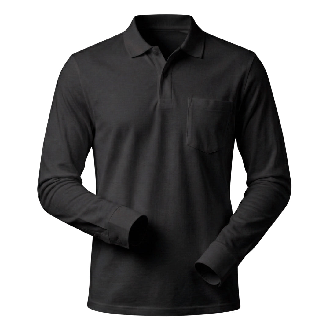 Sandler Knit Cuffed Polo (200+ GSM)