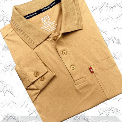 Feather Touch Cloud Cuffed Polo Full Sleeved Cuffed Polos P3 