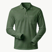 Feather Touch Cloud Cuffed Polo