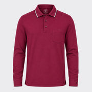 Feather Touch Cloud Cuffed Polo