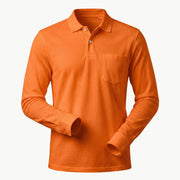 Feather Touch Cloud Cuffed Polo